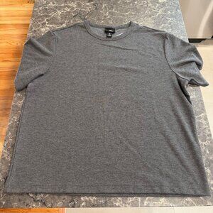 NWT H&M Textured Gray Crew Neck T-Shirt
